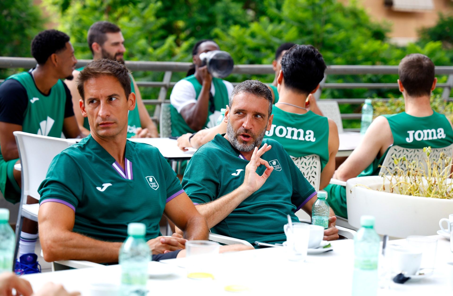 Los jugadores del Unicaja se reencuentran para iniciar la pretemporada