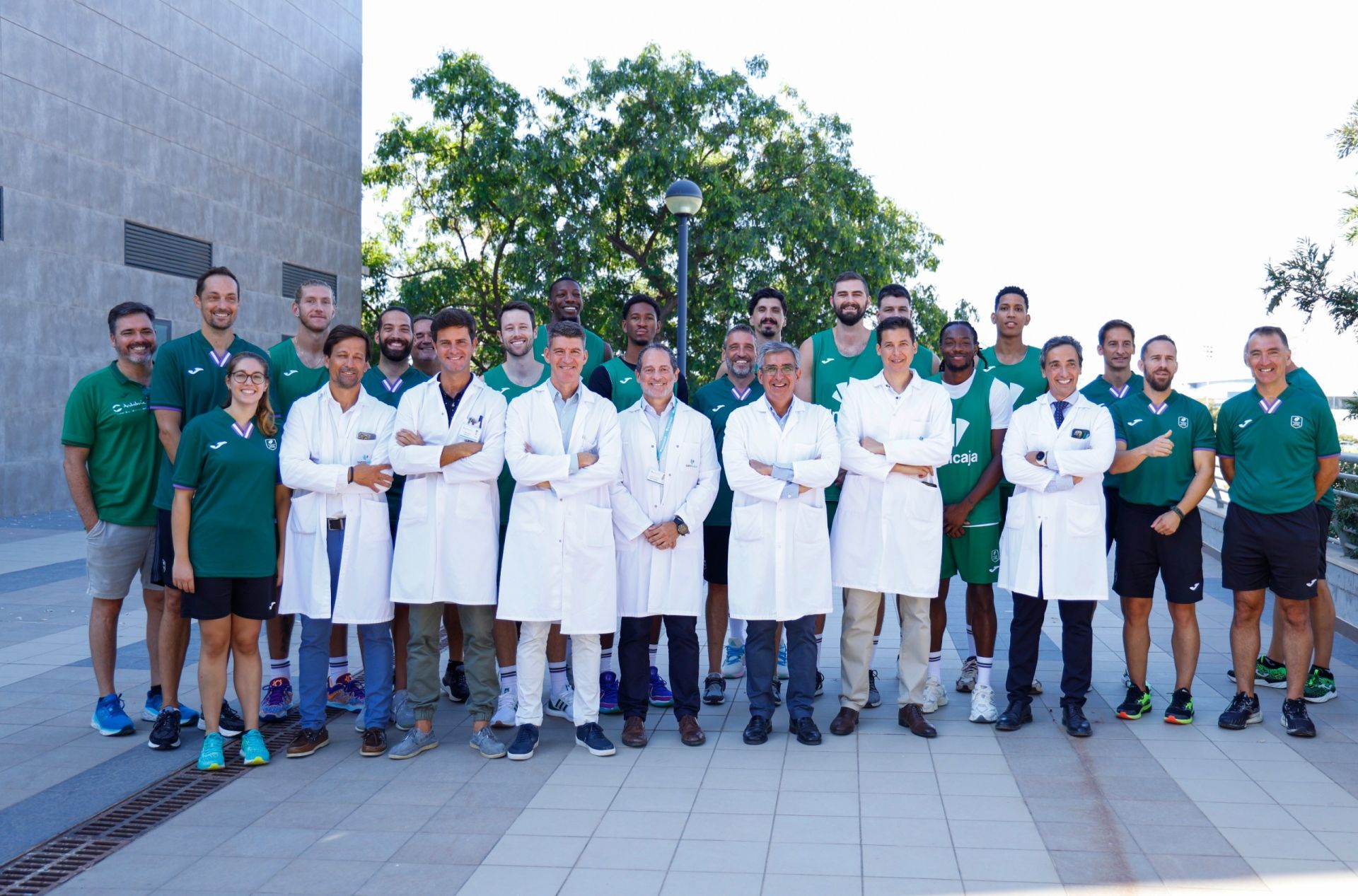 Los jugadores del Unicaja se reencuentran para iniciar la pretemporada