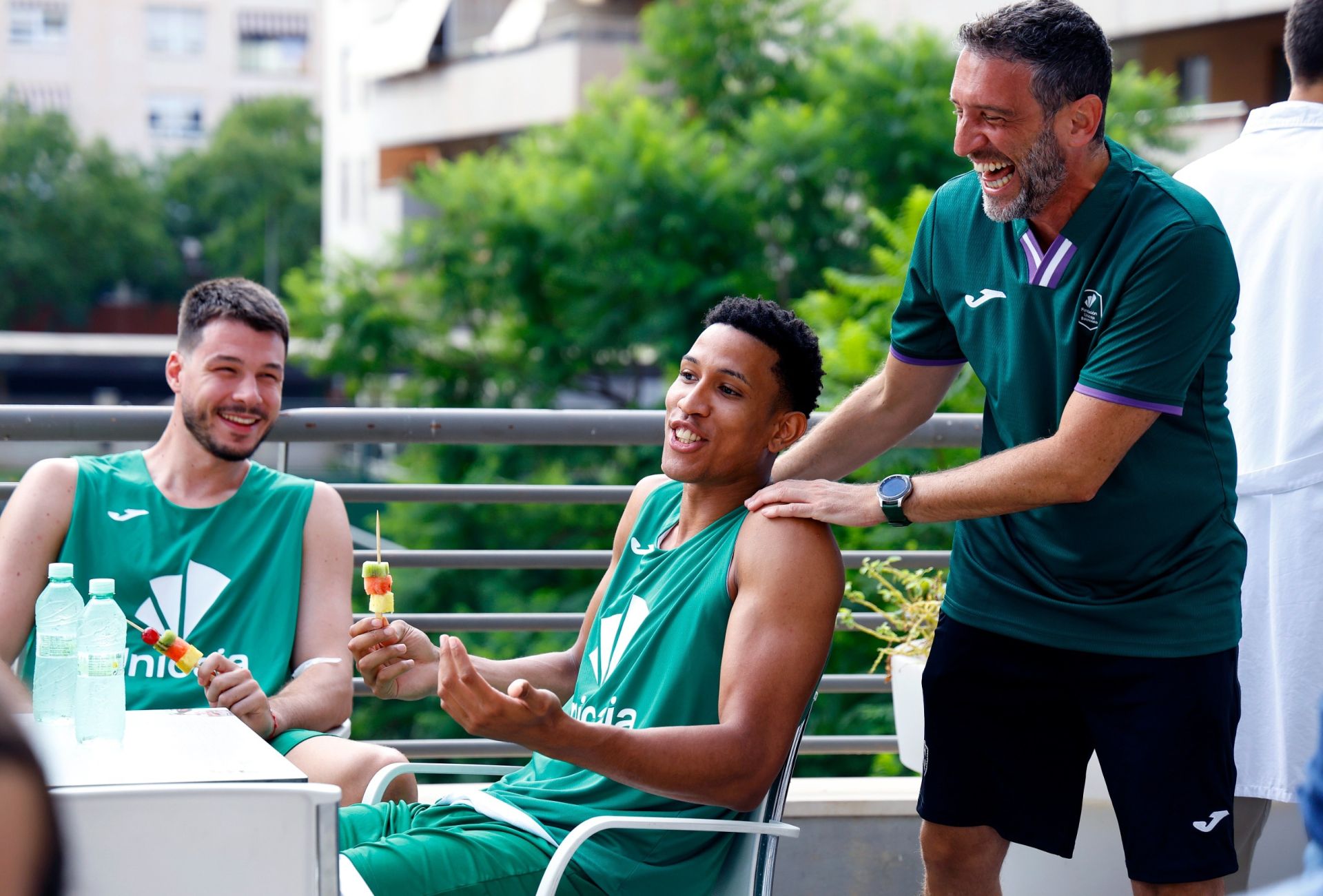 Los jugadores del Unicaja se reencuentran para iniciar la pretemporada