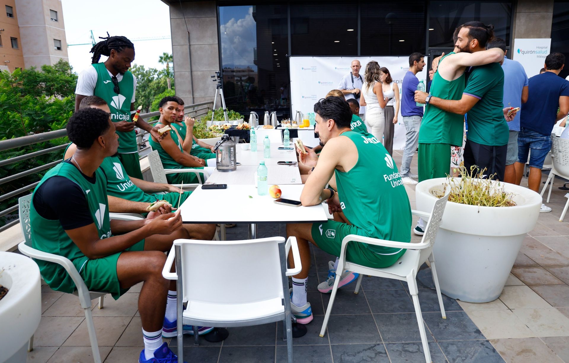 Los jugadores del Unicaja se reencuentran para iniciar la pretemporada