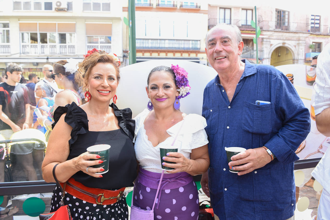 Marisa Muñoz, Eva Díaz y Manolo Guerrero