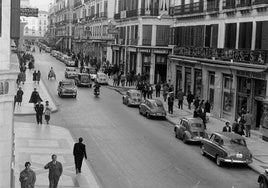 La calle Larios en 1983