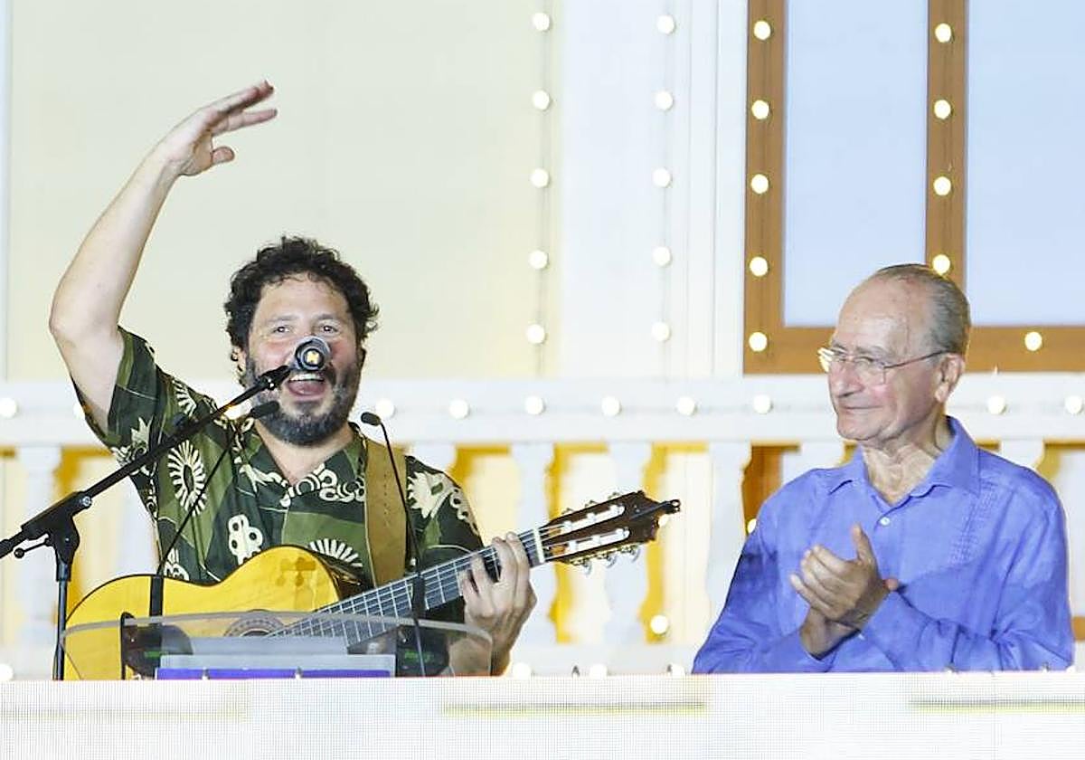 El tirón de orejas del Kanka al alcalde en su pregón: «Málaga debería ser de los malagueños»