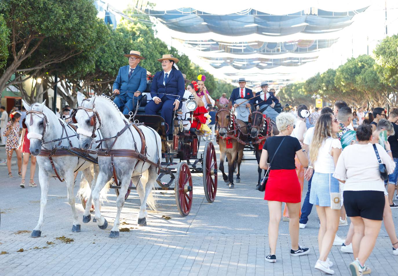 Las mejores imágenes del primer sábado de la Feria de Málaga 2024