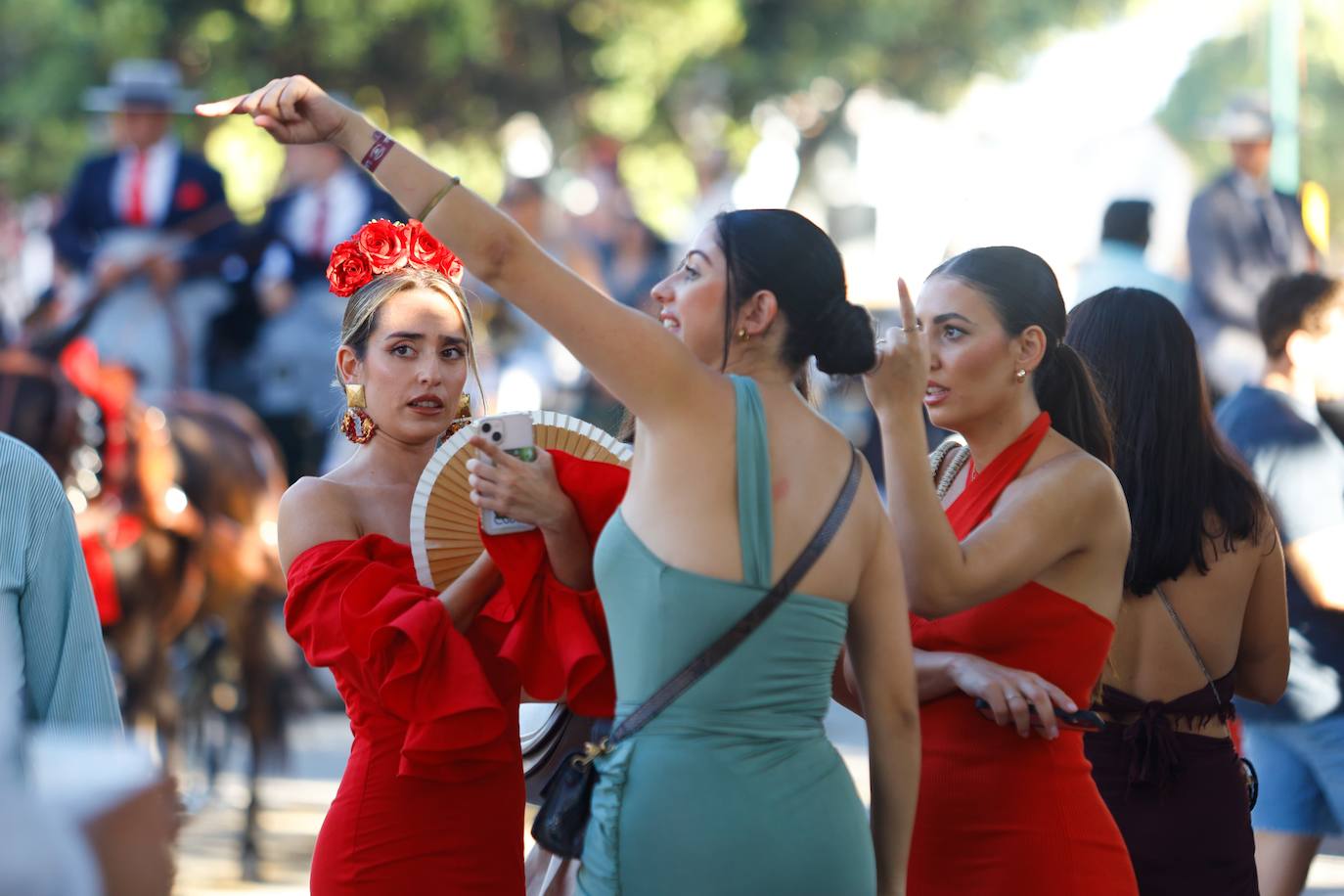 Las mejores imágenes del primer sábado de la Feria de Málaga 2024