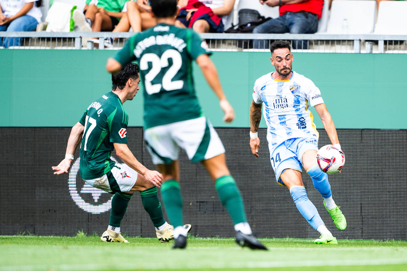 El Racing de Ferrol-Málaga, en imágenes