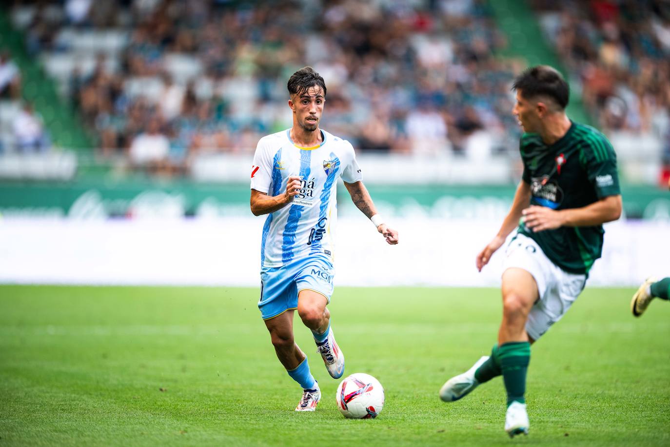 El Racing de Ferrol-Málaga, en imágenes