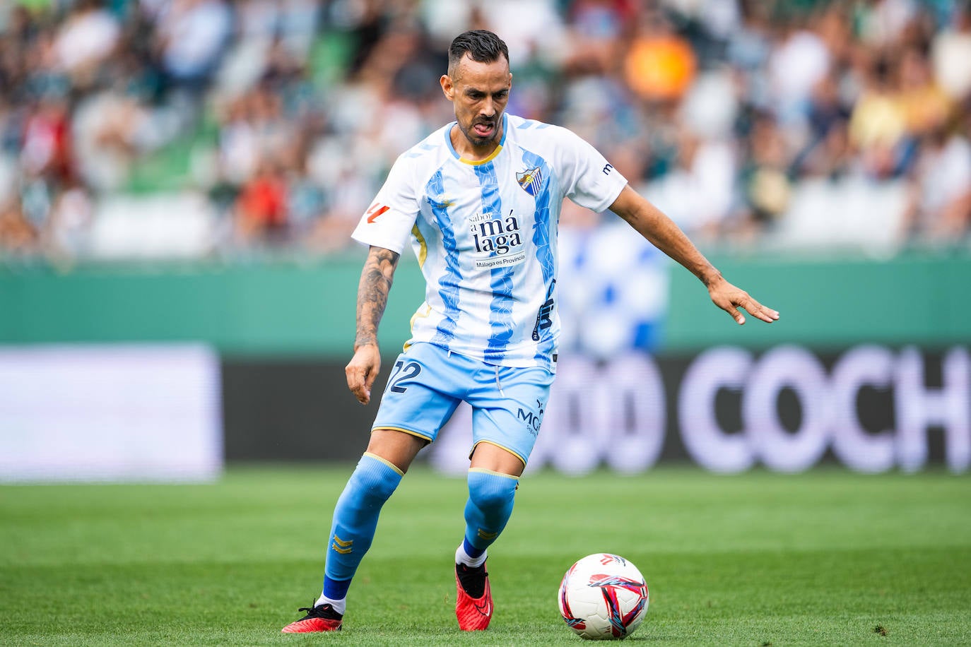 El Racing de Ferrol-Málaga, en imágenes