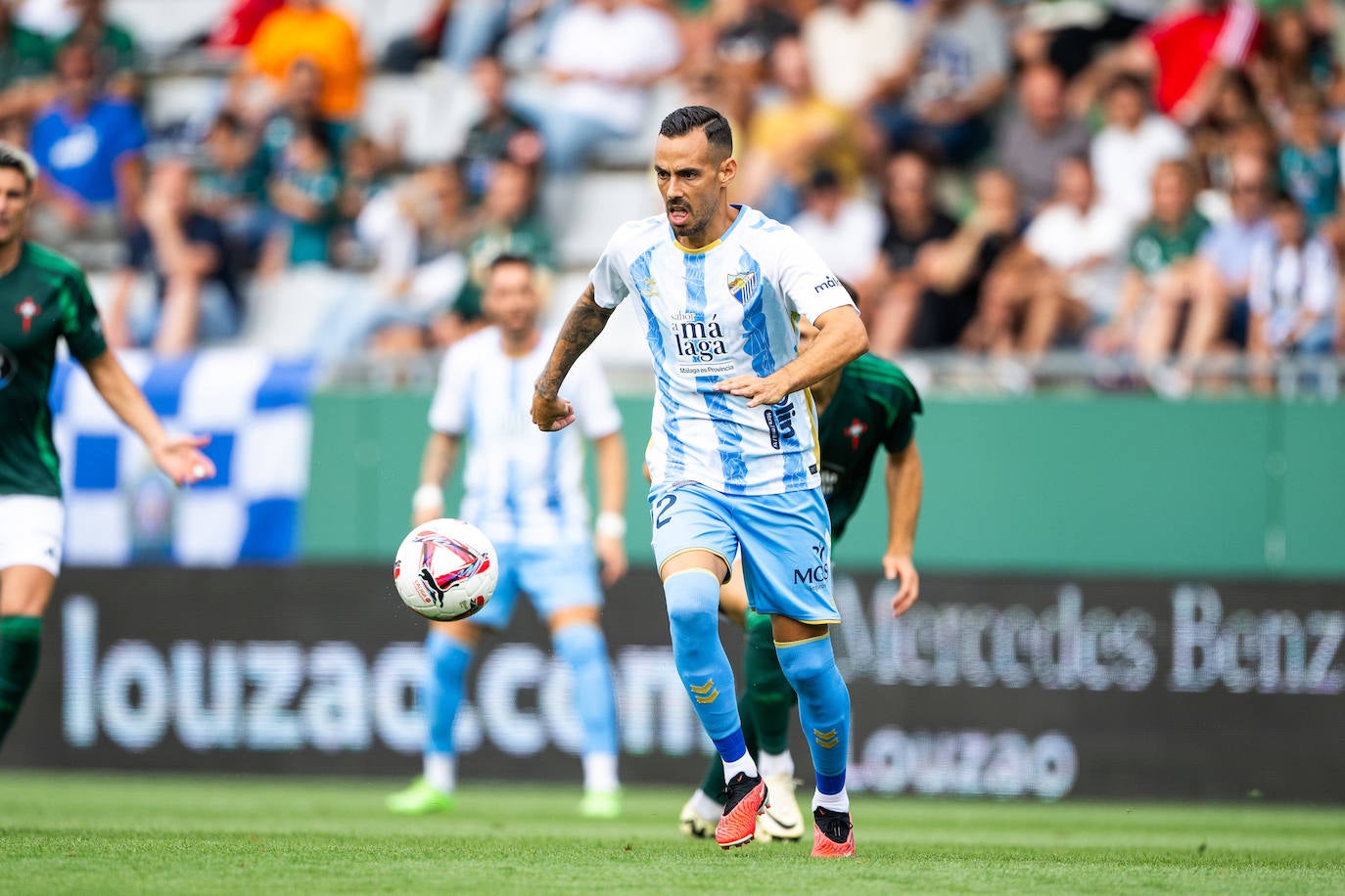 El Racing de Ferrol-Málaga, en imágenes