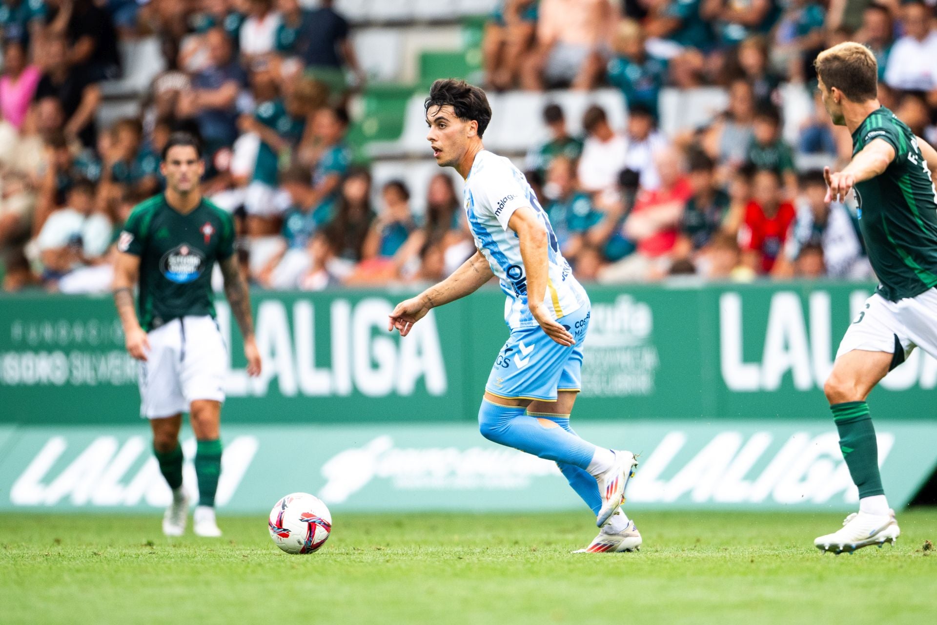 El Racing de Ferrol-Málaga, en imágenes