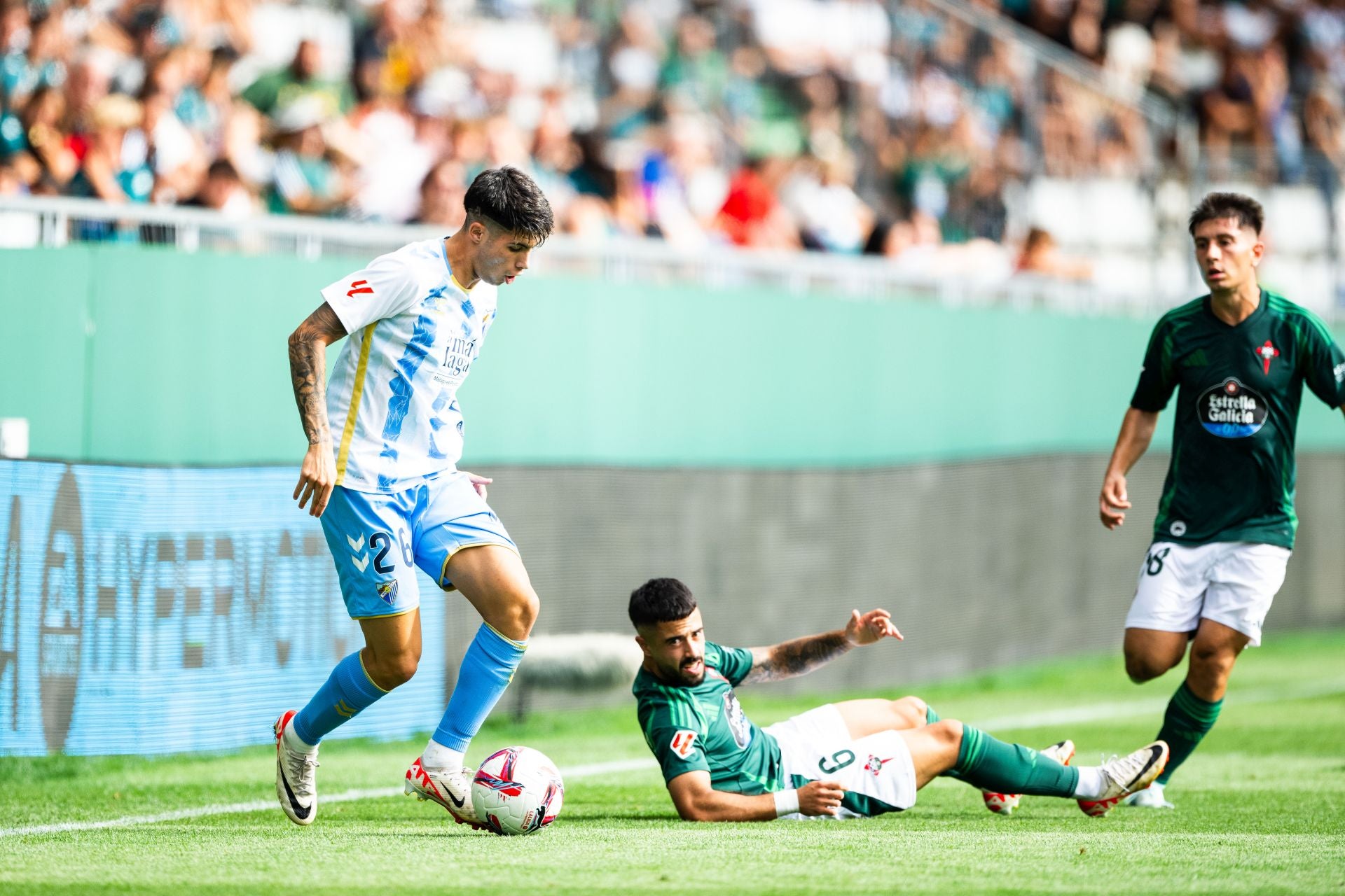 El Racing de Ferrol-Málaga, en imágenes