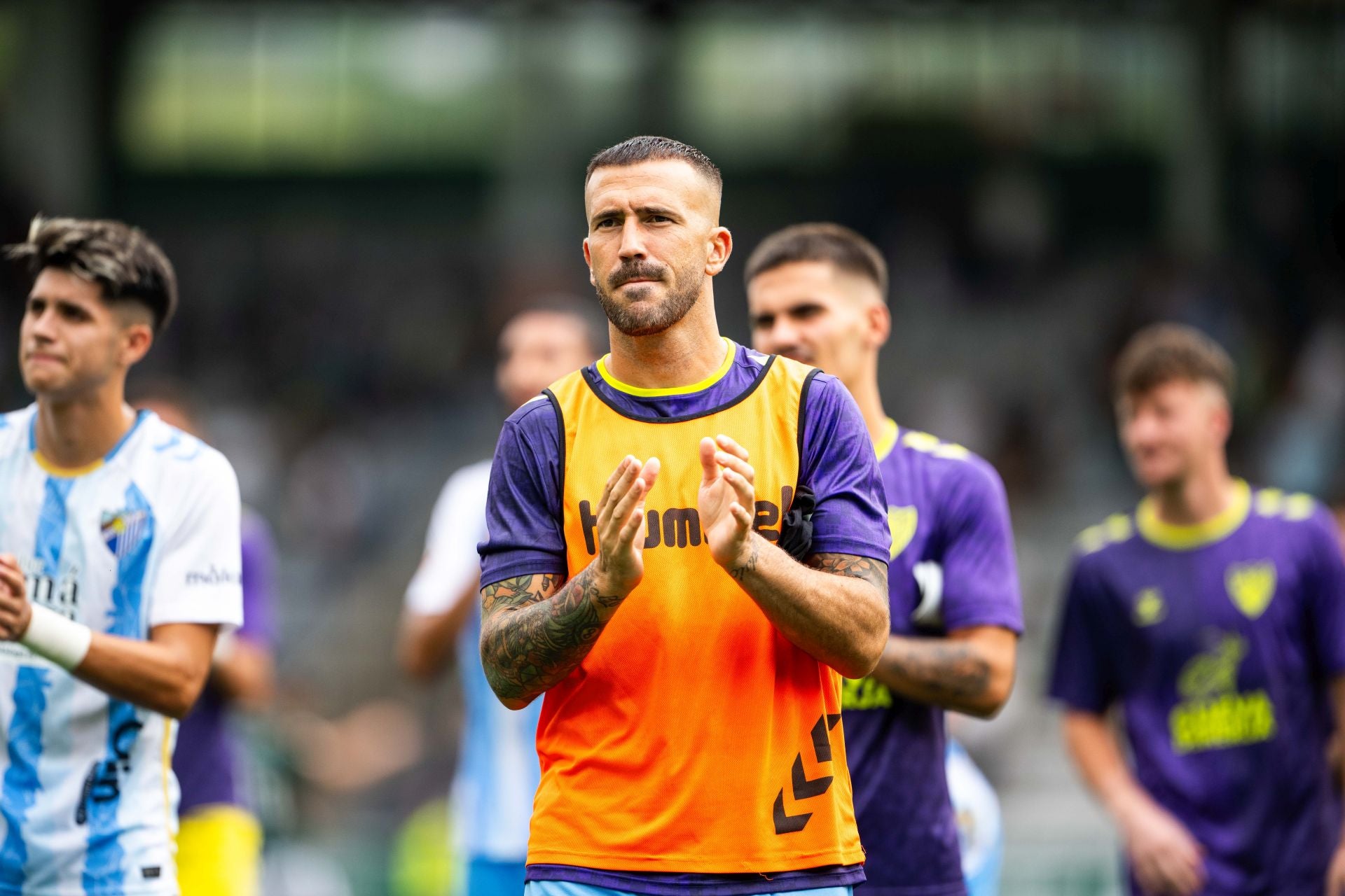 El Racing de Ferrol-Málaga, en imágenes