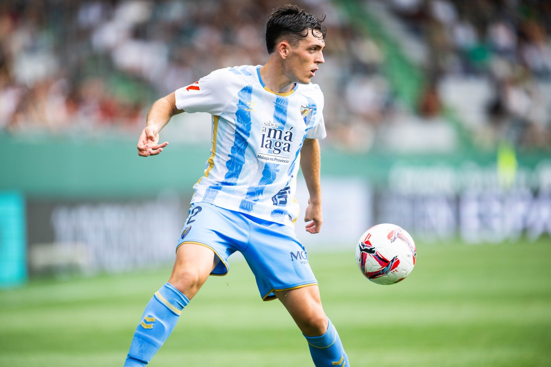 El Racing de Ferrol-Málaga, en imágenes