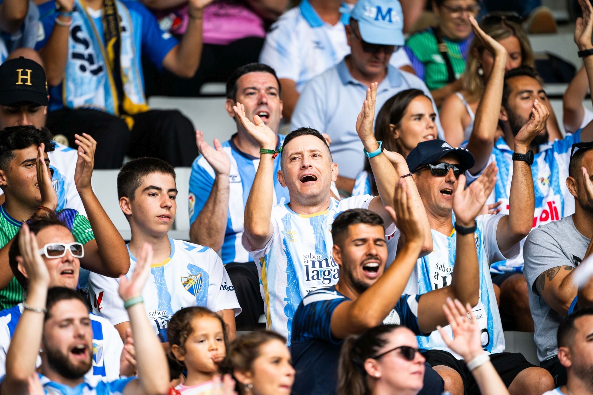 El Racing de Ferrol-Málaga, en imágenes