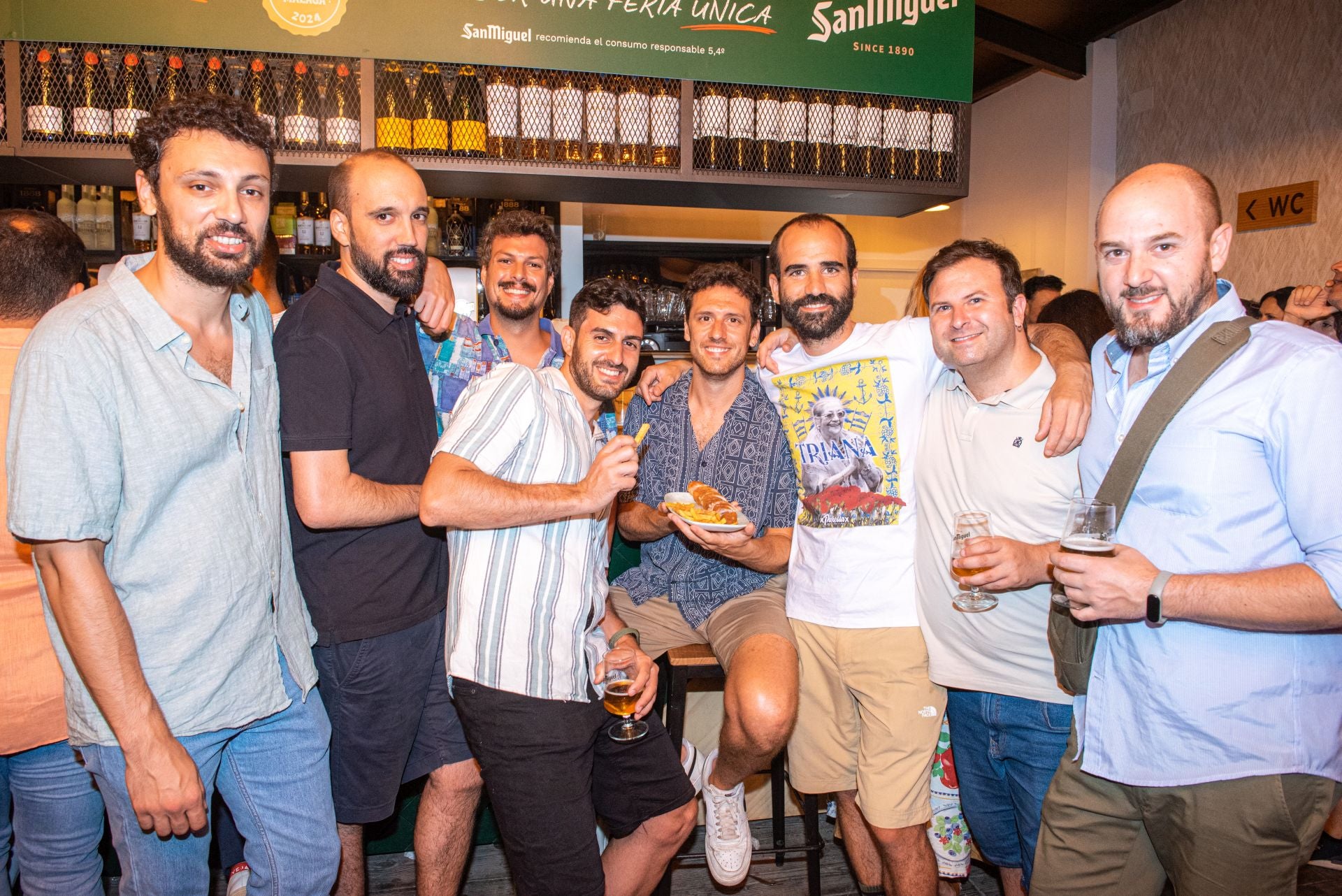 Pablo Romero, Carlos Muñoz, Carlos Pocostales, Carlos Avalos, Alejandro Porro, Antonio Ramiro, José Ángel Nieto y Juan Macías. 