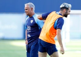 Pellicer y Pastor, la pasada semana en un entrenamiento.