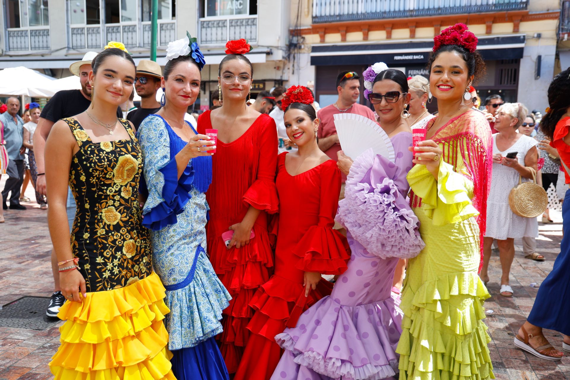 Martes 20 de agosto. Ambiente en el Centro de Málaga.