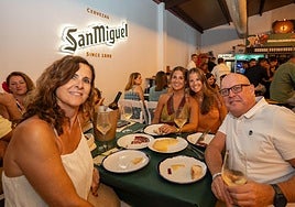 La Feria de Málaga, en la caseta de San Miguel