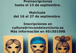 Información sobre la convocatoria de inscripción.