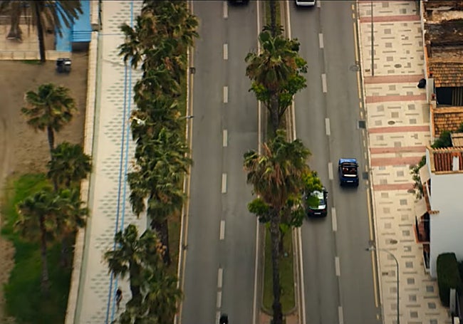 El paseo marítimo Pablo Ruiz Picasso tampoco falta en las imágenes desveladas.