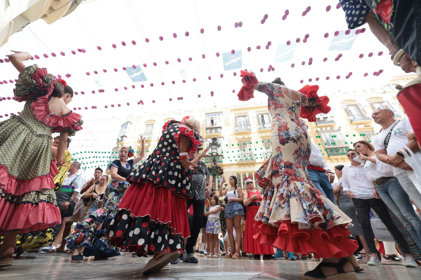 Ambiente en la feria del Centro