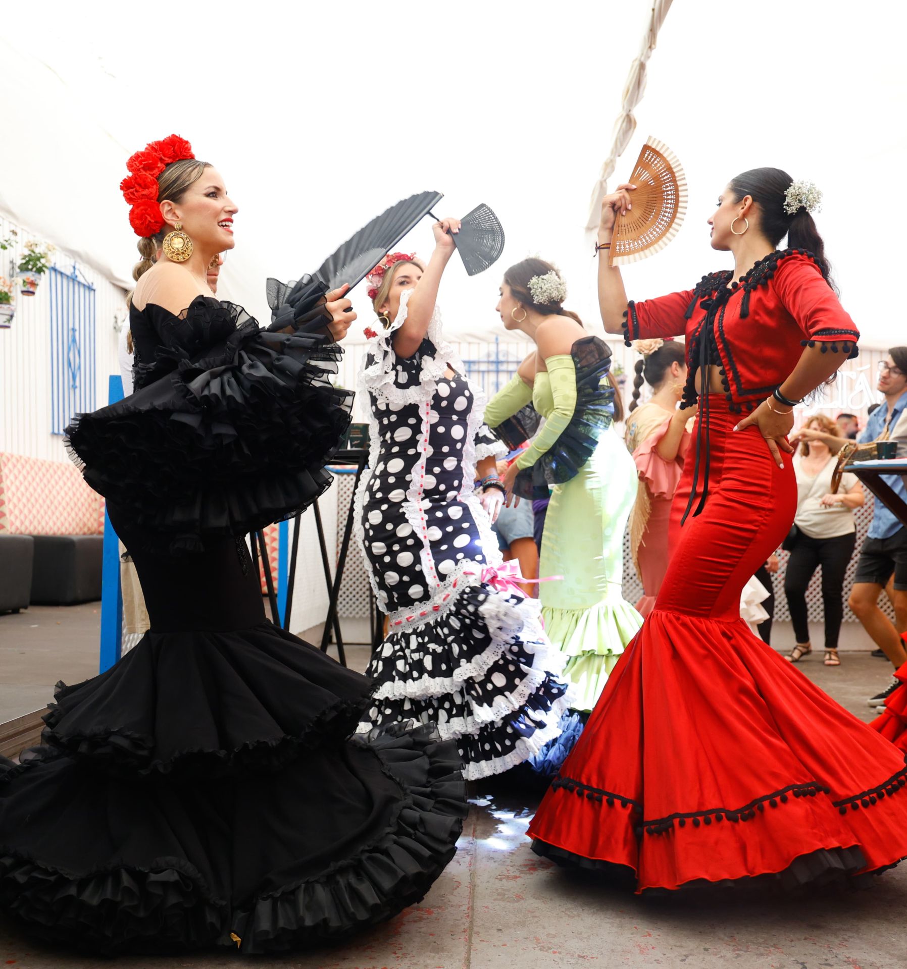 Las mejores fotos del viernes 23 en la Feria de Málaga