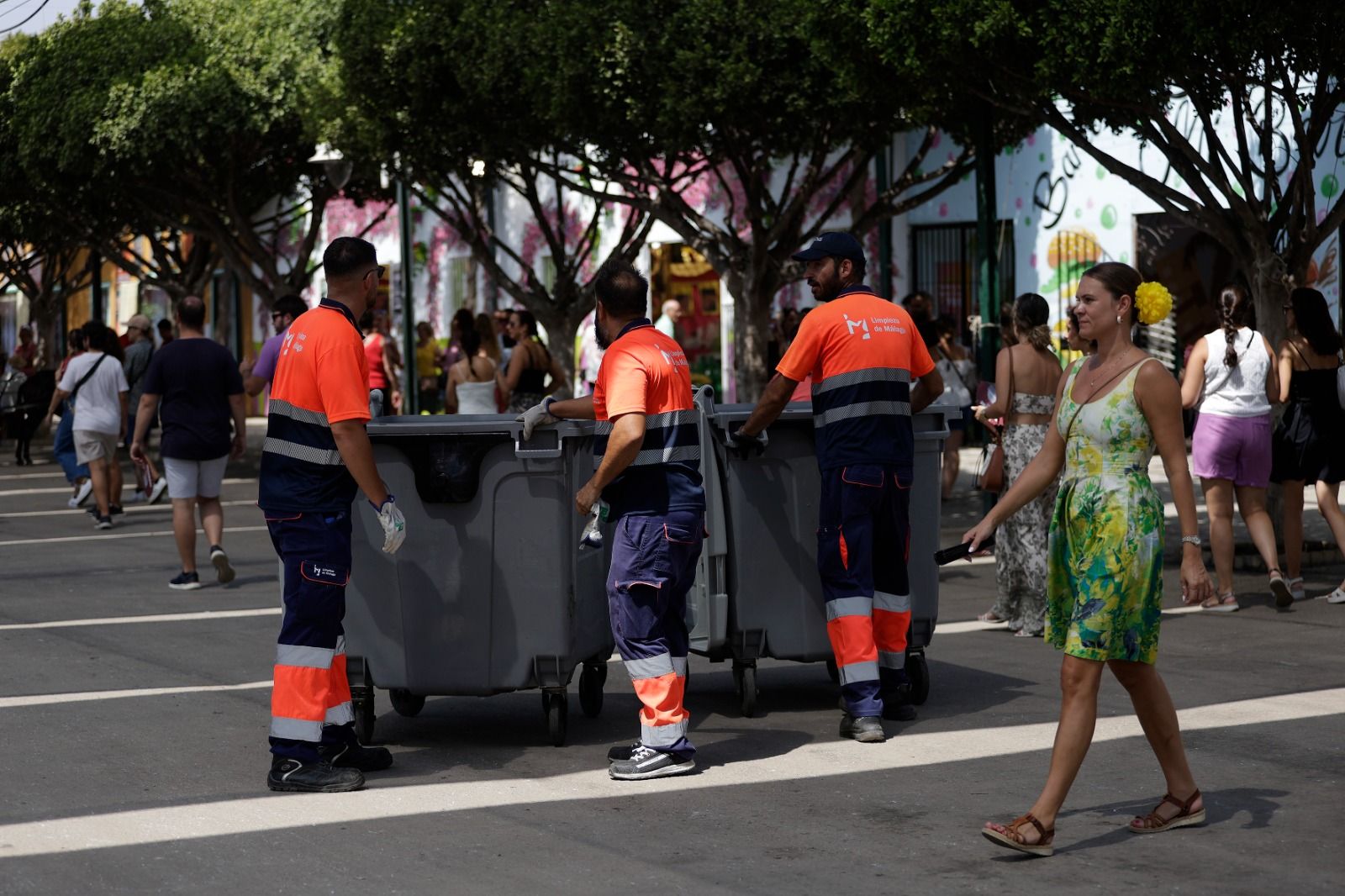 Ambiente en el Real en el último día de feria