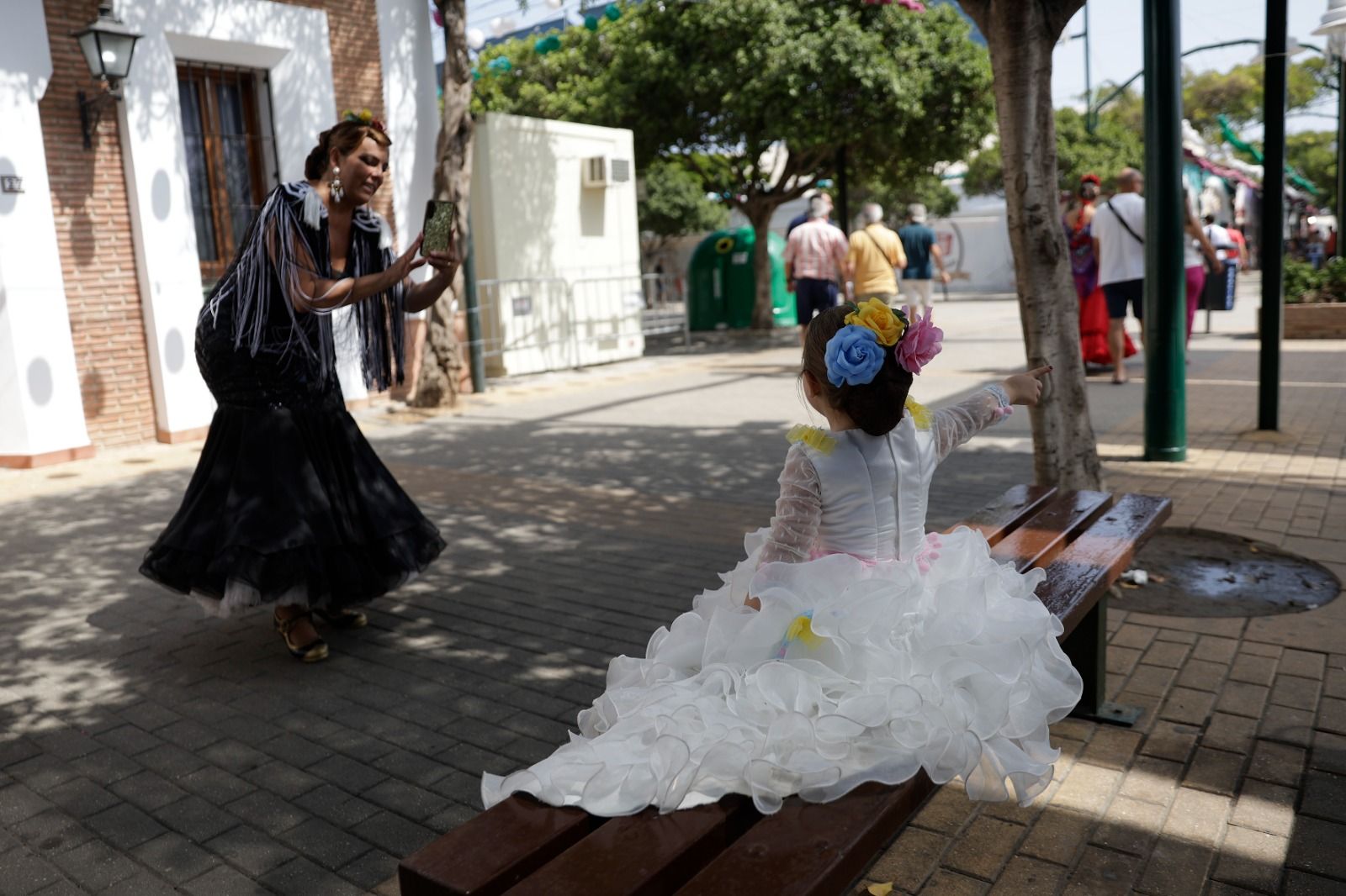 Ambiente en el Real en el último día de feria