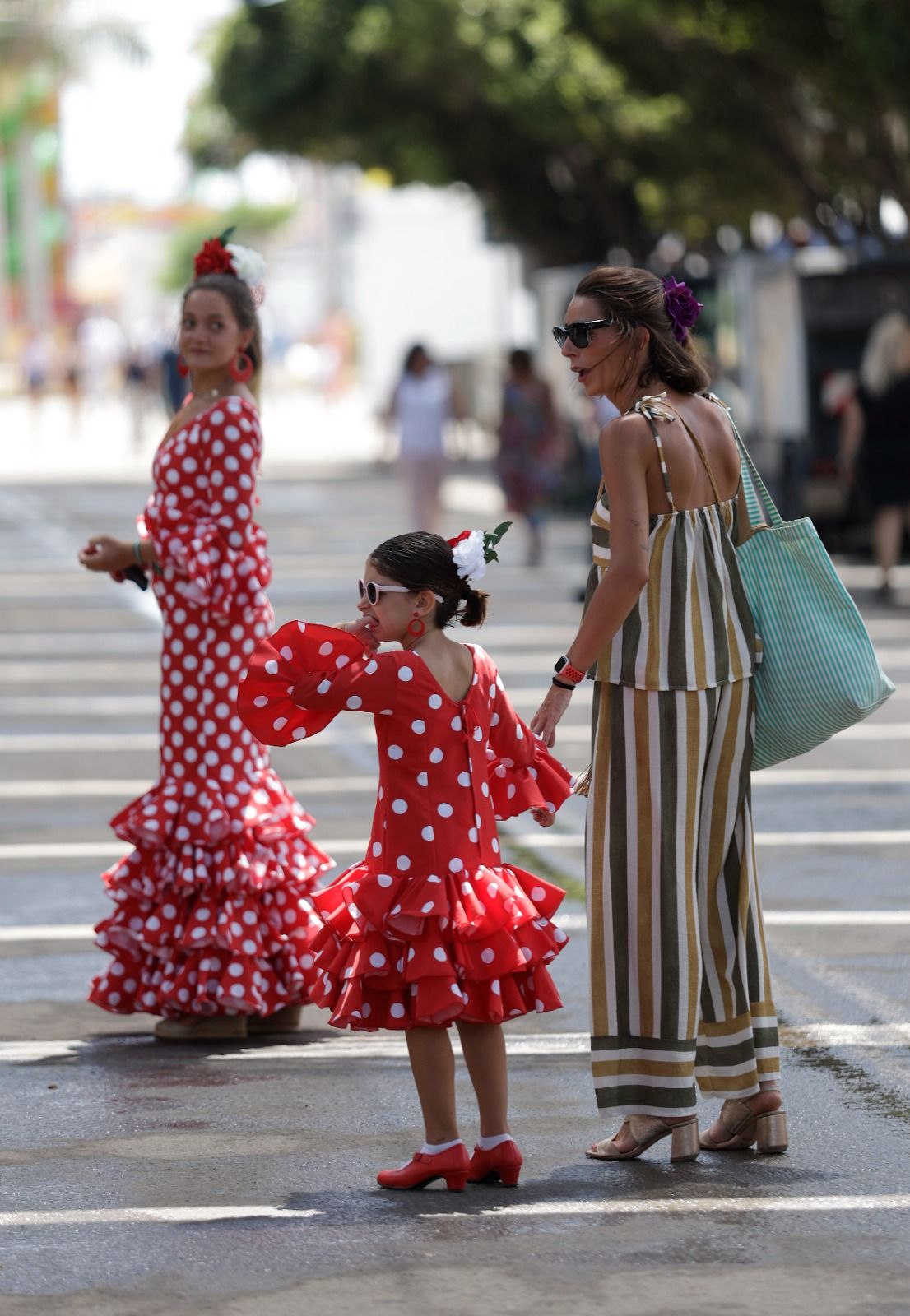 Ambiente en el Real en el último día de feria