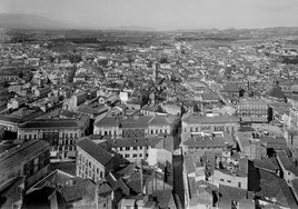 Vista del centro de la ciudad desde la catedral.