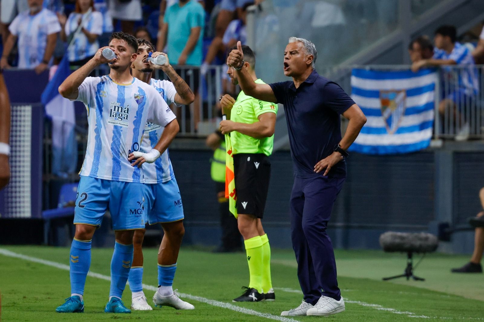 El Málaga - Mirandés, en imágenes