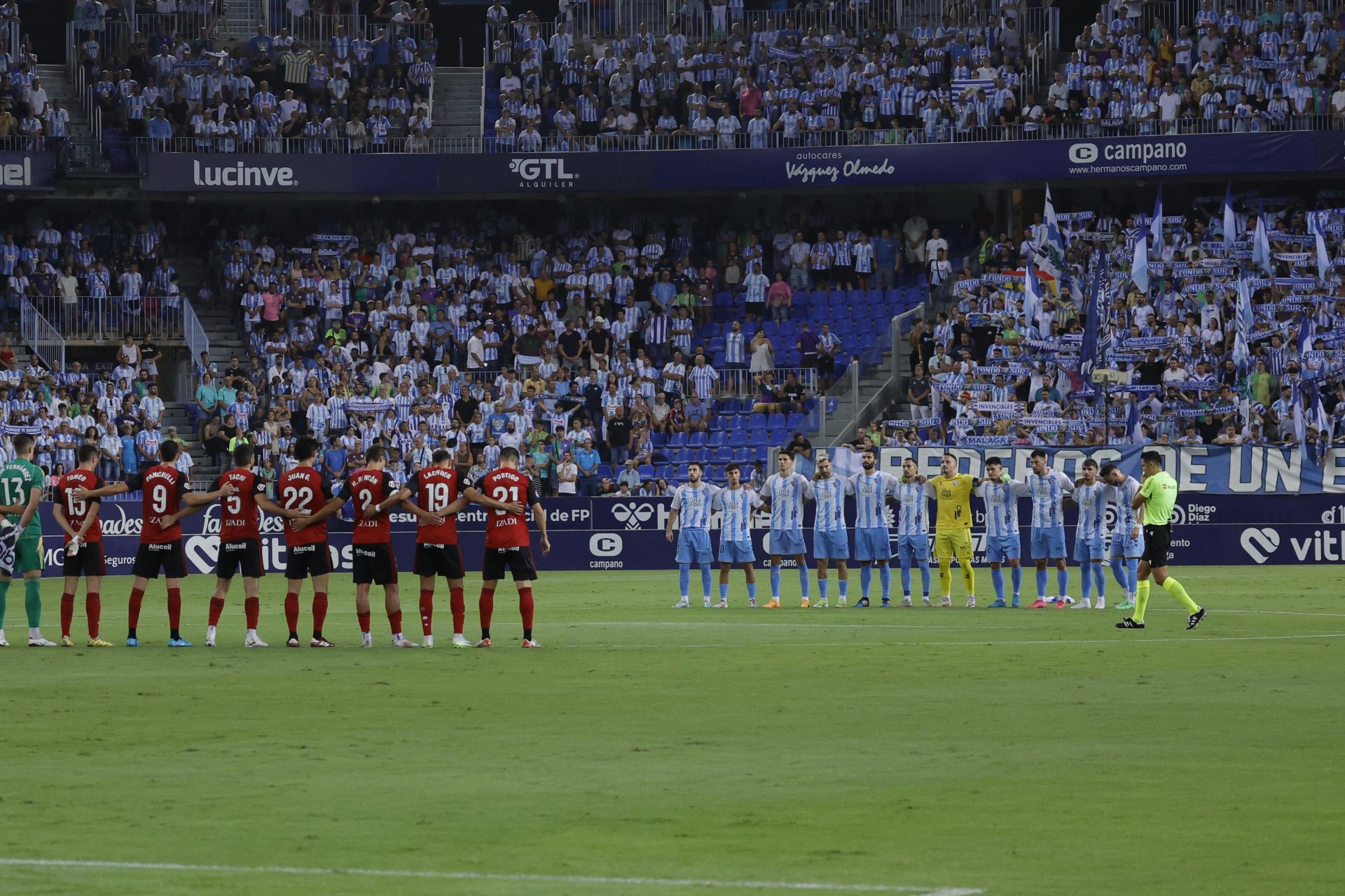 El Málaga - Mirandés, en imágenes