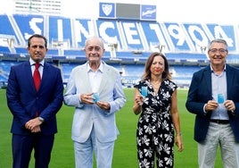 Kike Pérez, Francisco de la Torre, Patricia Navarro y Francisco Salado, este jueves.