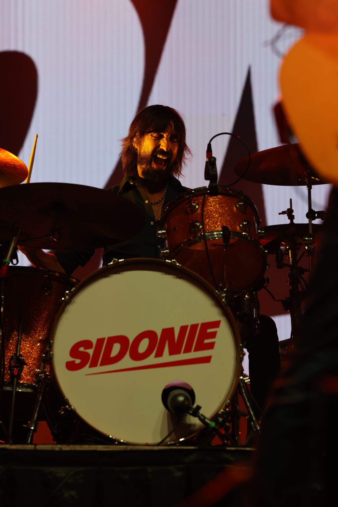 Sidonie, una de las bandas más esperadas de la noche, no defraudaron