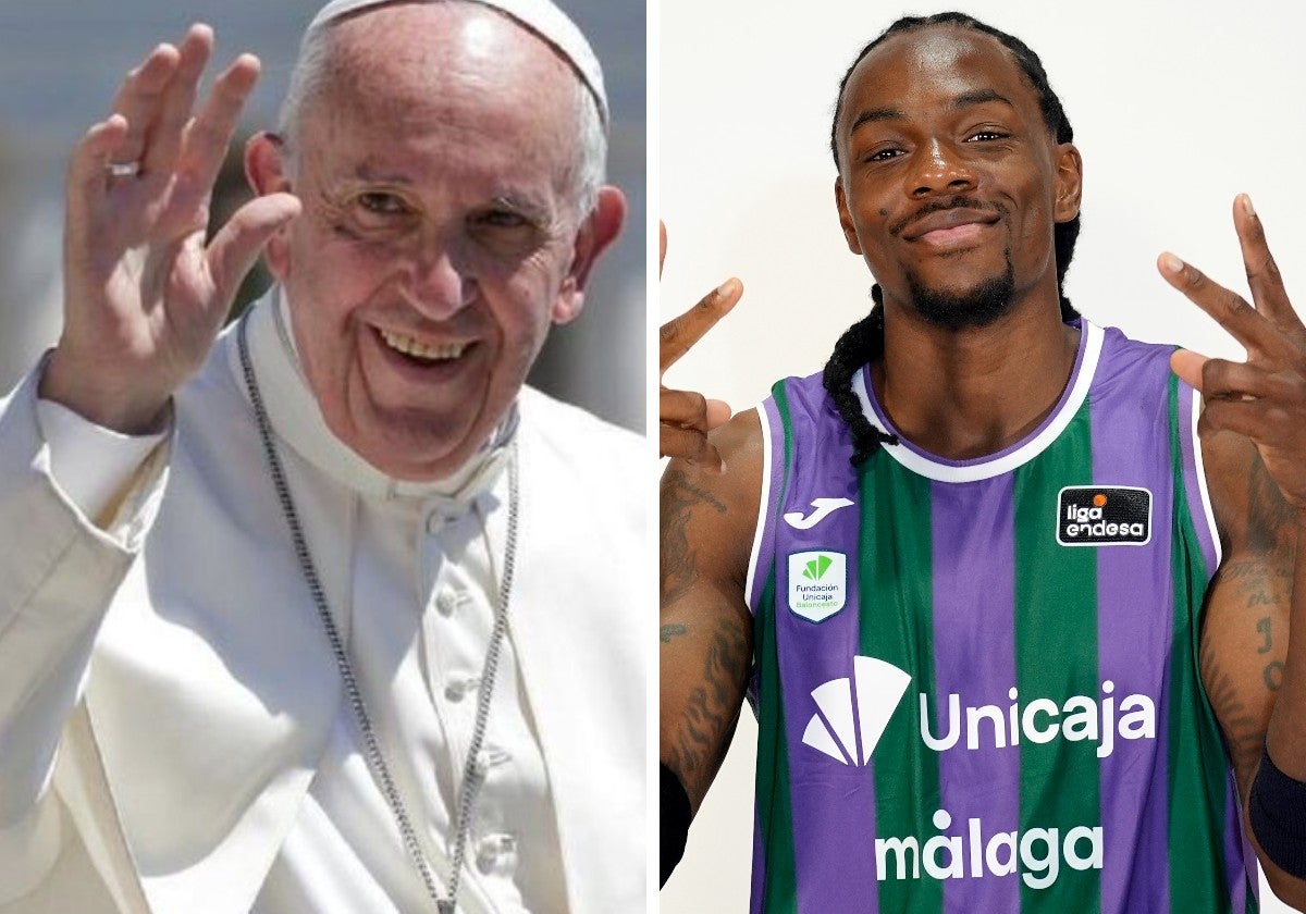 El papa Francisco y Kendrick Perry.