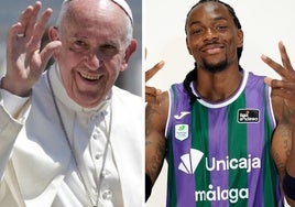 El papa Francisco y Kendrick Perry.