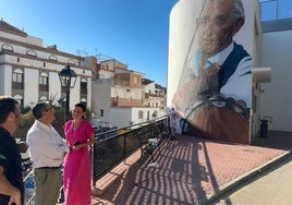 Homenaje a los verdiales con un mural de más de cien metros cuadrados en Benagalbón