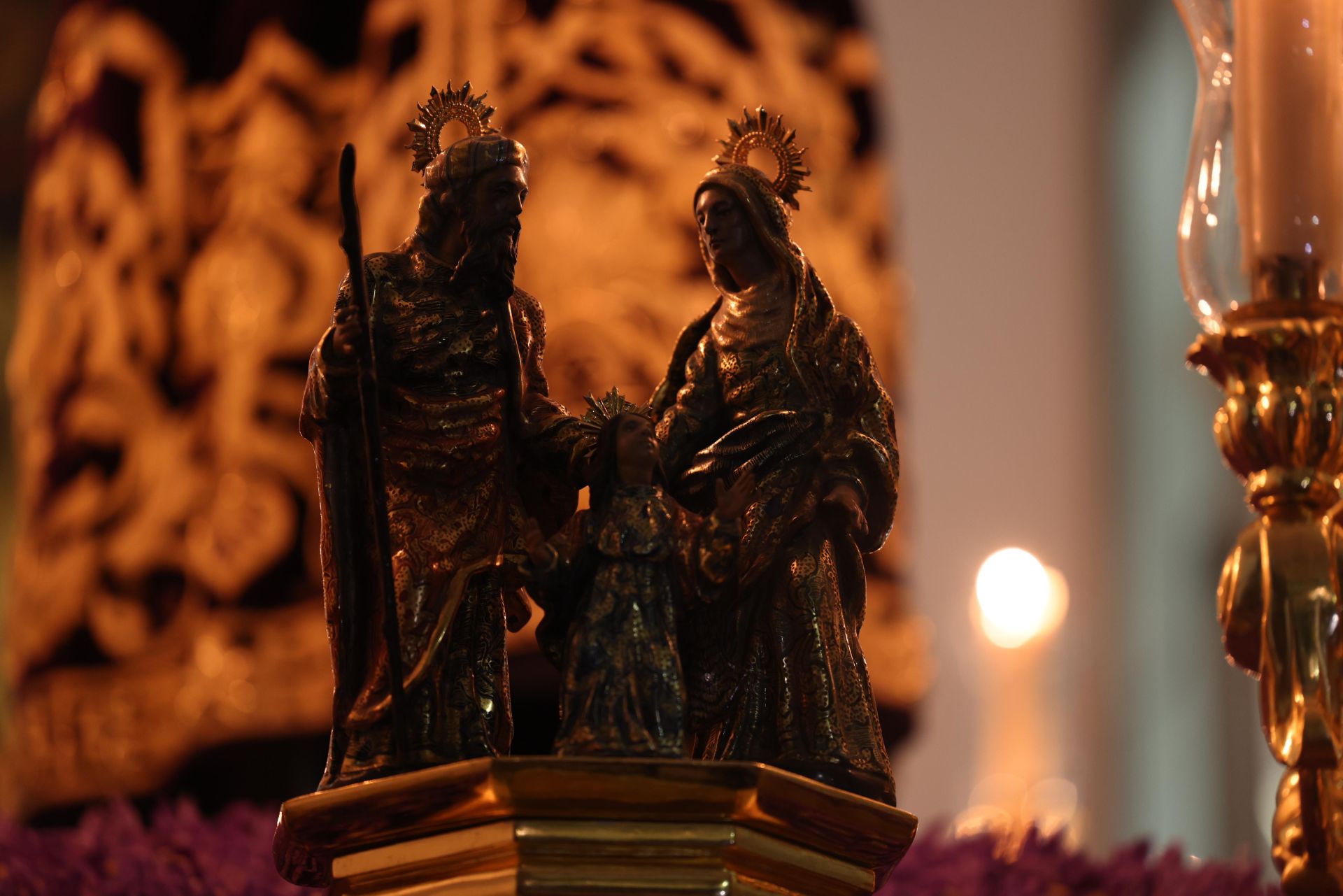 El Nazareno del Perdón, en su casa hermandad al no poder salir por la lluvia