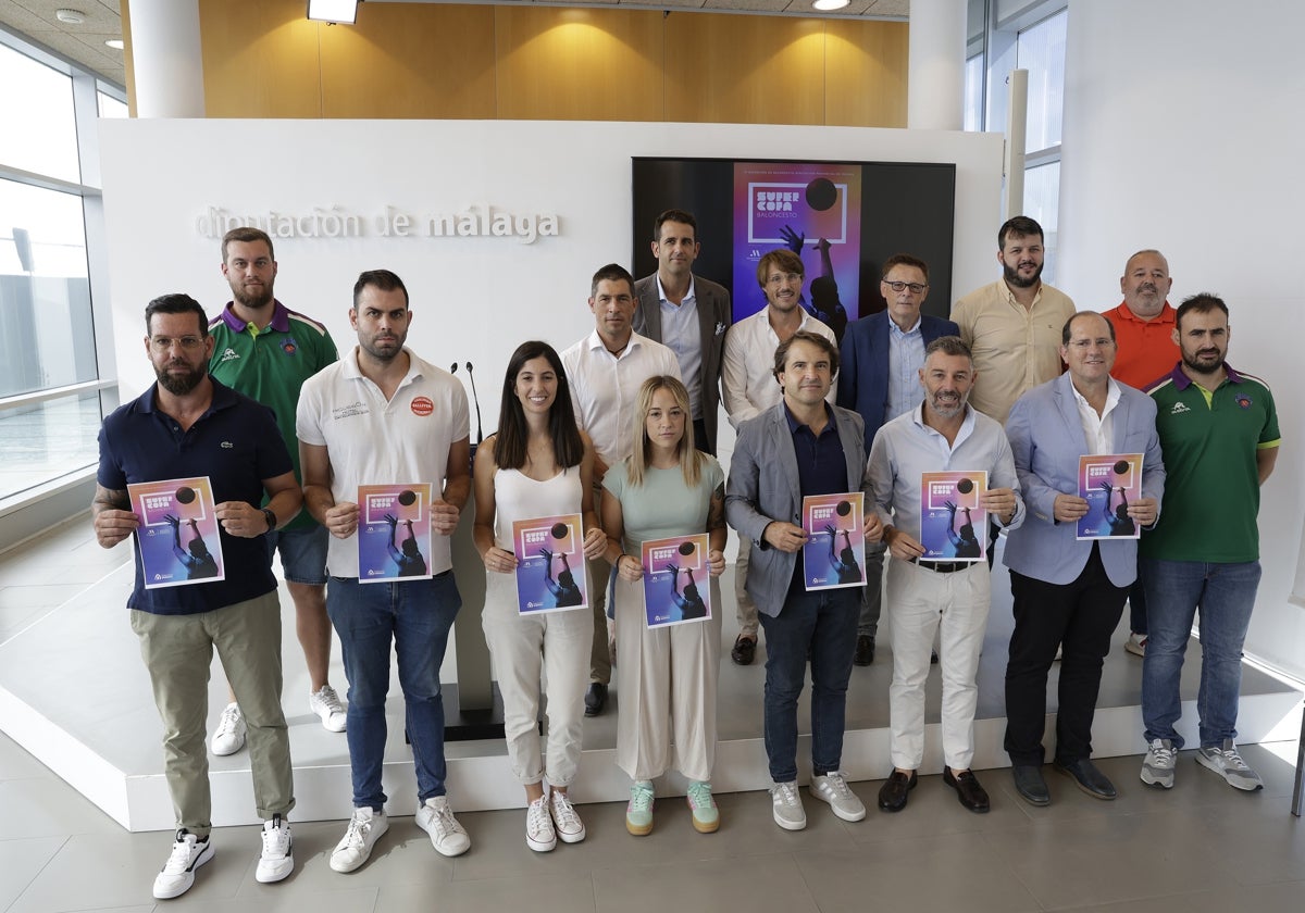 El anuncio de la IV Supercopa de Baloncesto Diputación de Málaga.