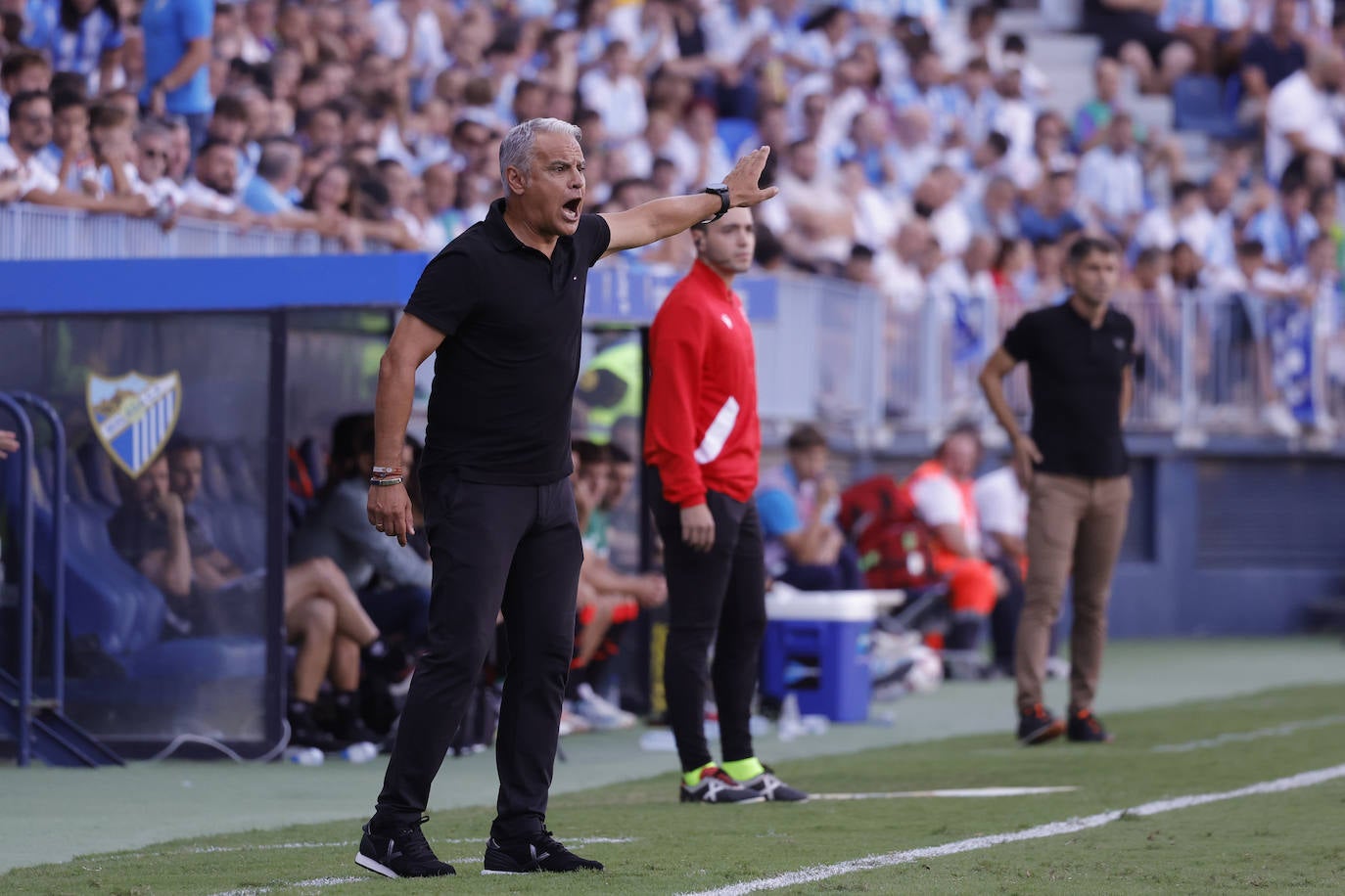 El Málaga-Huesca, en imágenes