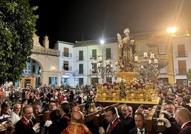 Santa Eufemia en 2023 en la plaza de San Sebastián