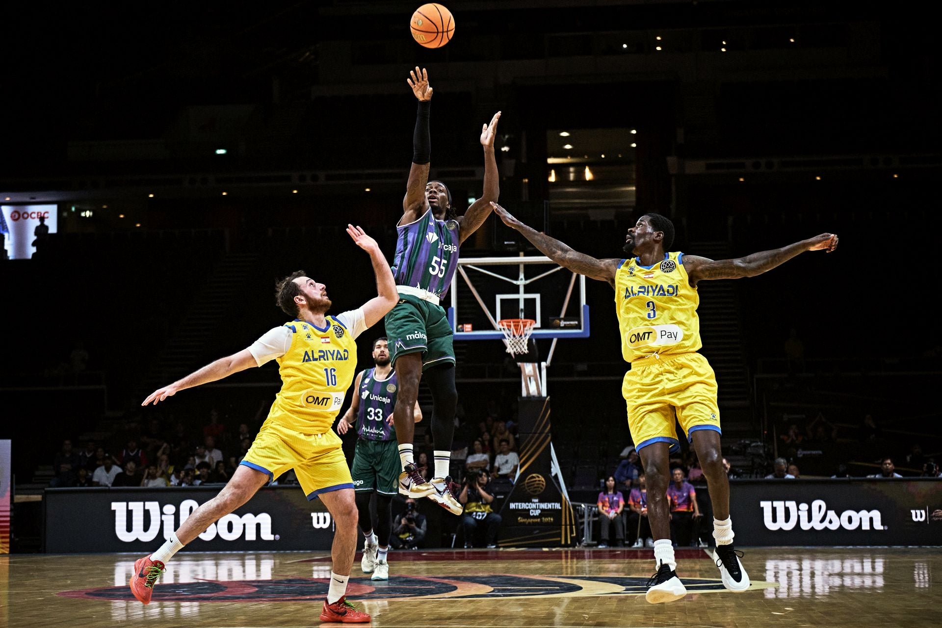 El partido Al Riyadi- Unicaja de la Intercontinental, en imágenes