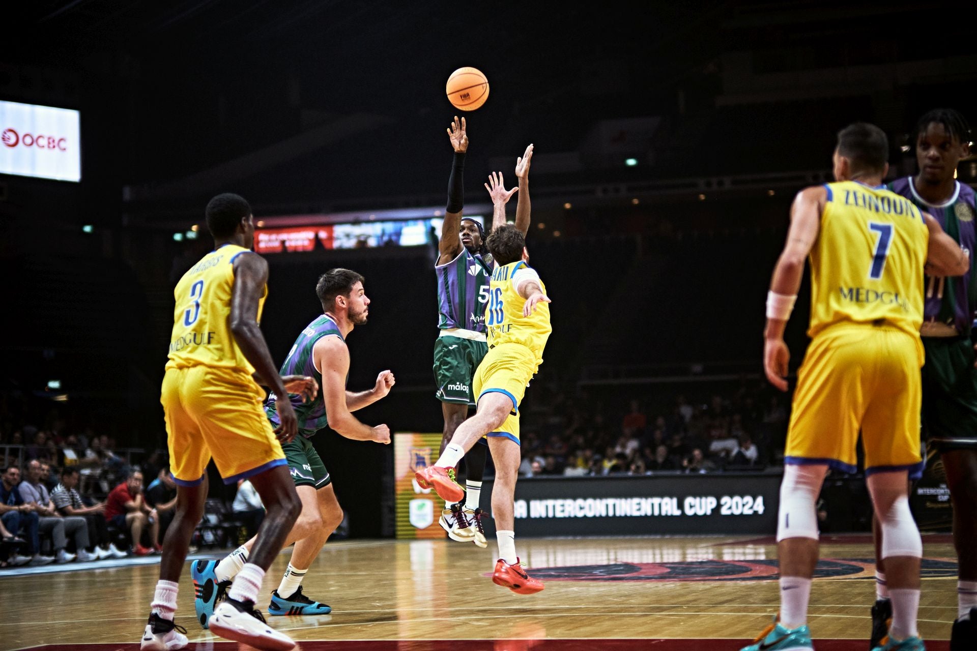 El partido Al Riyadi- Unicaja de la Intercontinental, en imágenes