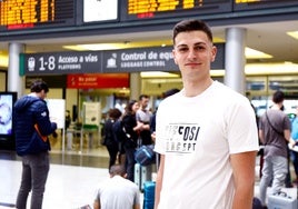 David Gallardo, en una foto de este pasado mes de abril tras ganar la competición nacional