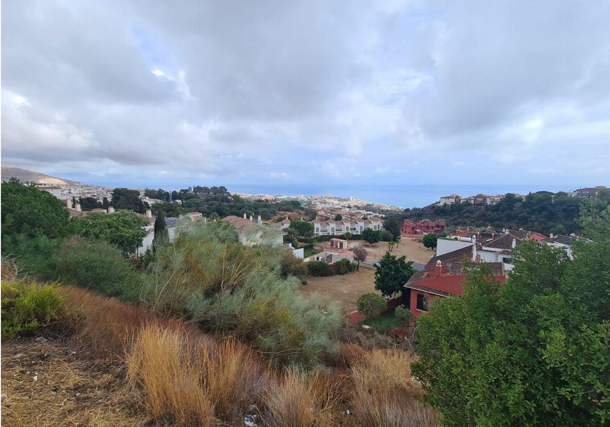 Vista de Benalmádena desde una de las zonas del extrarradio.