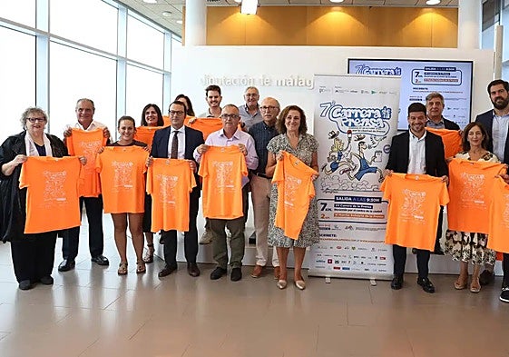 Un momento de la presentación de la VII Carrera de la Prensa