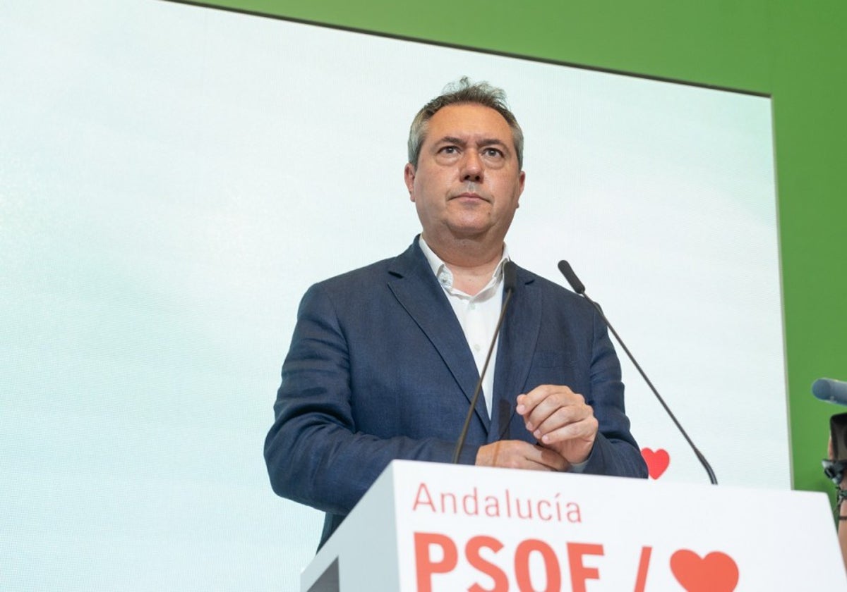 El secretario general del PSOE andaluz, Juan Espadas.