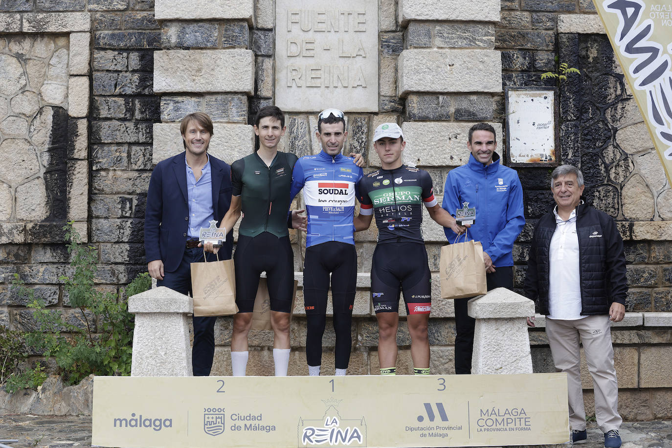 Casi 500 ciclistas participan en la Subida a la Fuente de la Reina