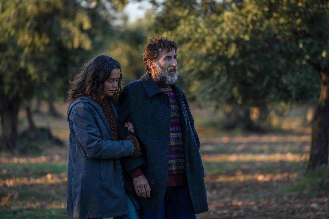 Patricia López Arnaiz y Antonio de la Torre, en una escena de la cinta.