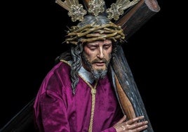 El Nazareno de la Salud recibe culto en la parroquia del Santo Ángel de la Guarda.